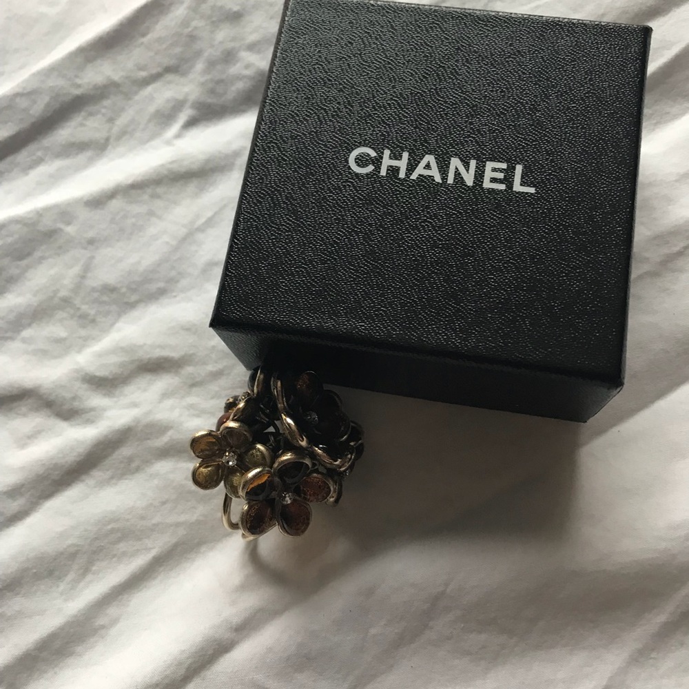 Chanel cocktail ring size 6.5